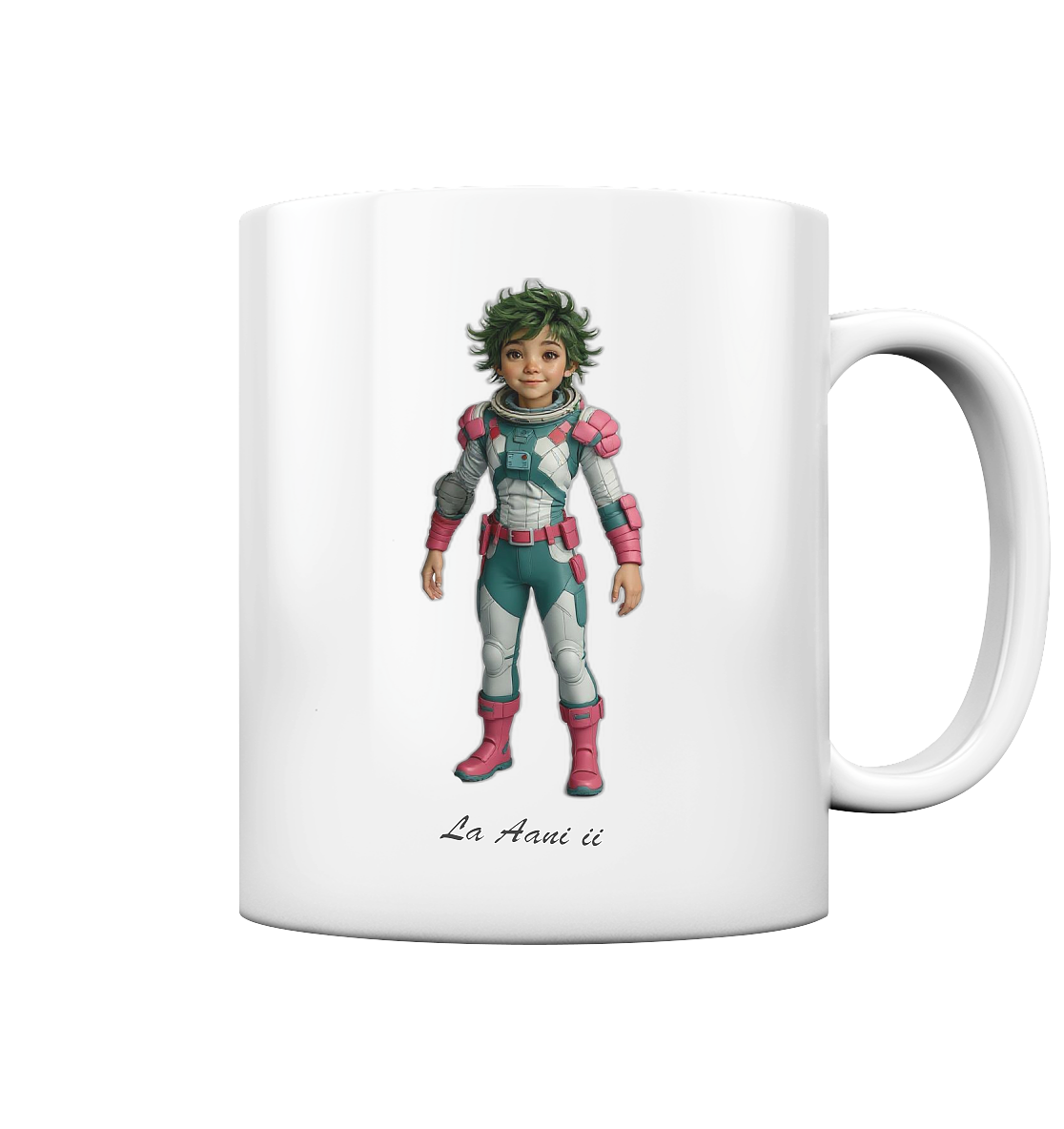 Tasse Glossi weiß "La Aani ii"