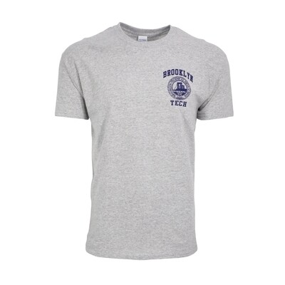 Short Sleeve T-shirt - Grey - Logo Imprint
