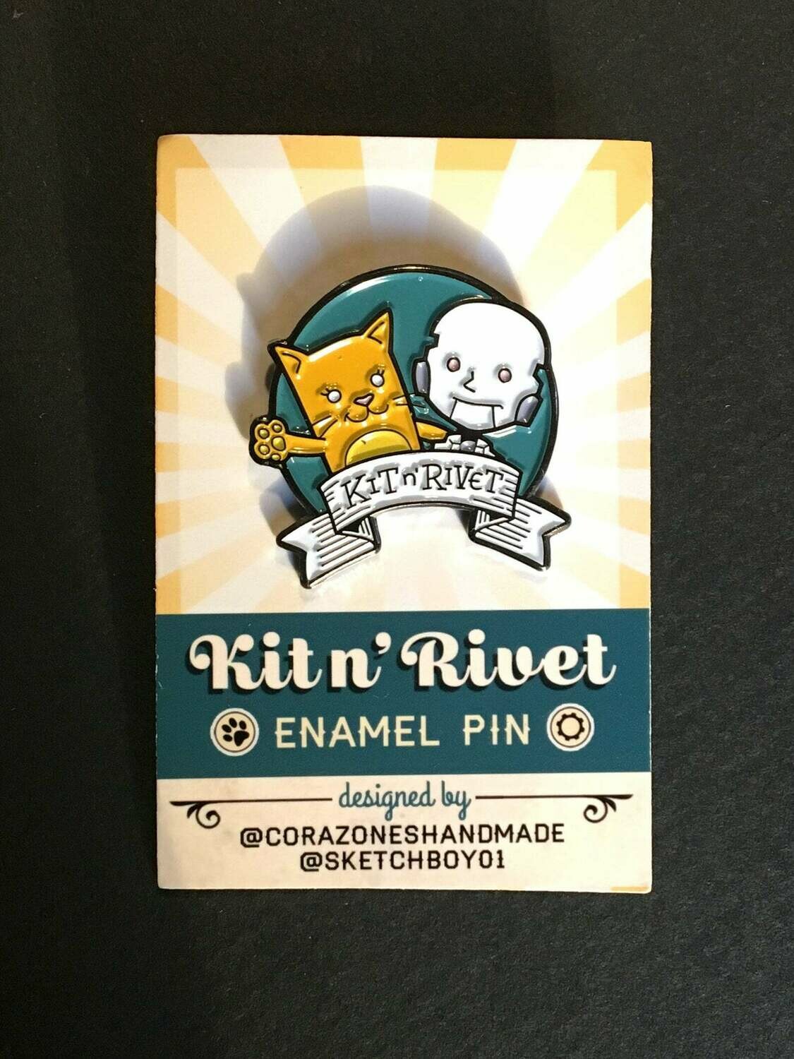 Kit n' Rivet pin