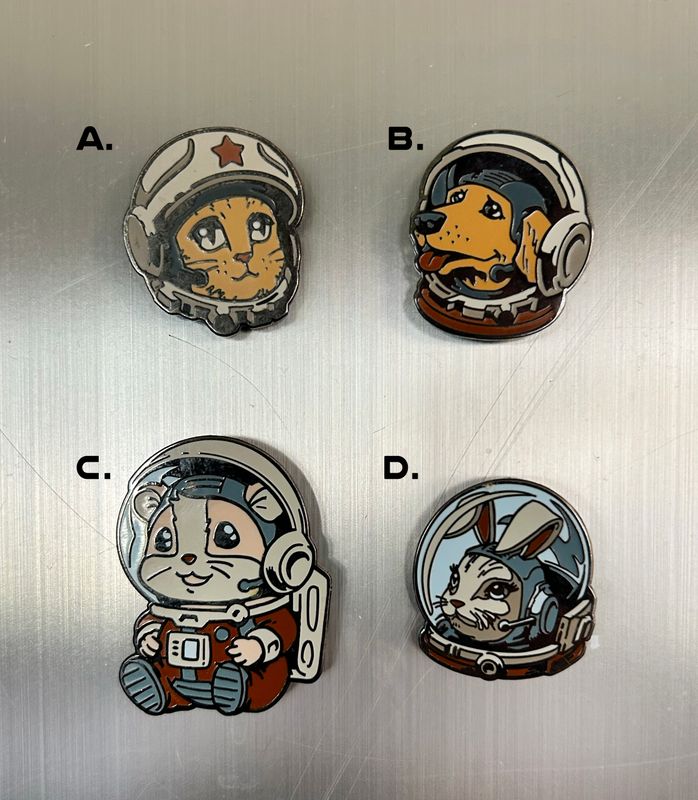 Pawsmonauts character magnet