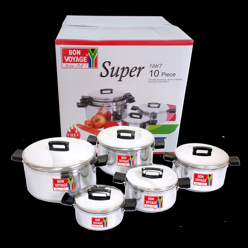 Bon Voyage 10PC Pot Set, NW7
