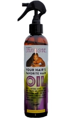 SPRAY N-SHINE * your hair's favorite hair oil*