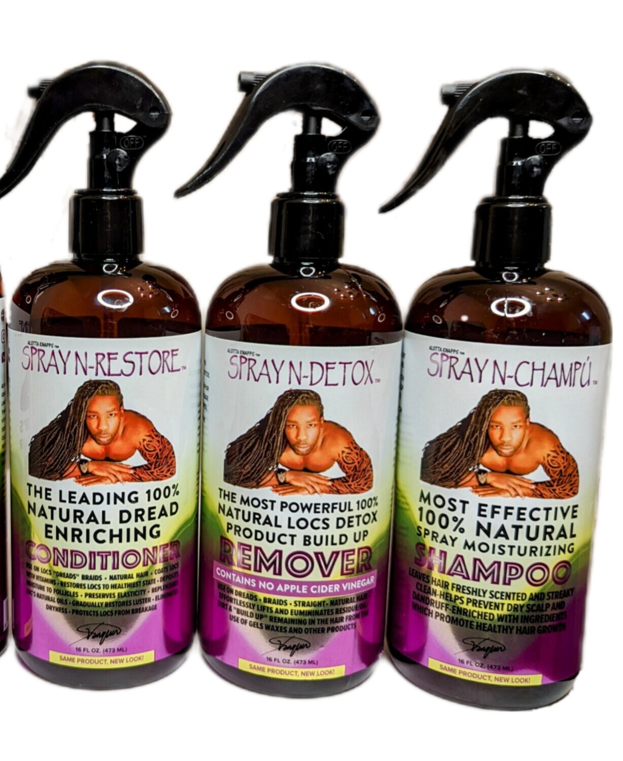 THE TRIO *natural shampoo, loc detox, &amp; conditioner*