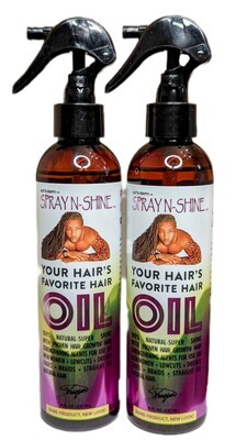2 PACK OF SPRAY N-SHINE * your hair's favorite hair oil*