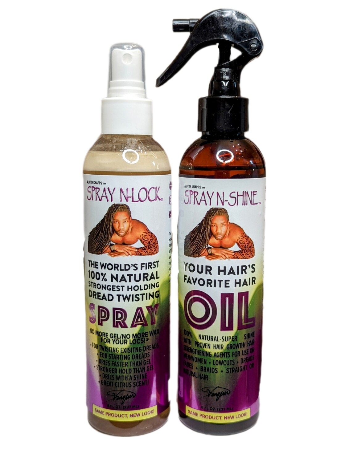 The Dynamic Duo *spray n-lock (loc twisting spray) &amp; spray n-shine (oil)*