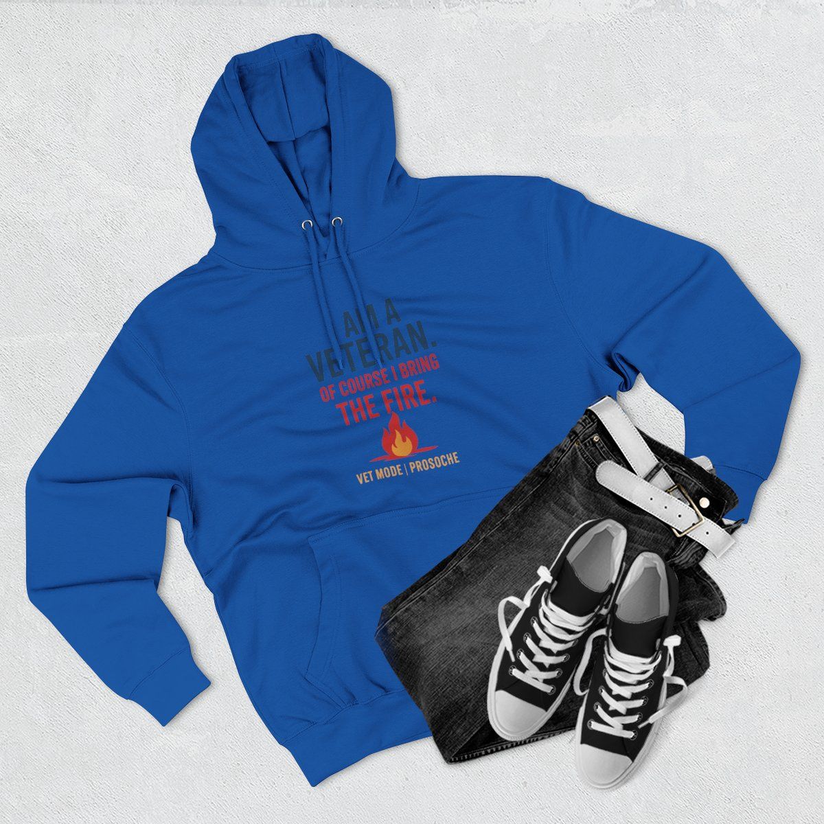 Veteran&#39;s Motivation Hoodie - Inspirational Gift, Comfortable Sweatshirt, Unique Hoodie for Veterans, Cozy Pullover for Every Occasion