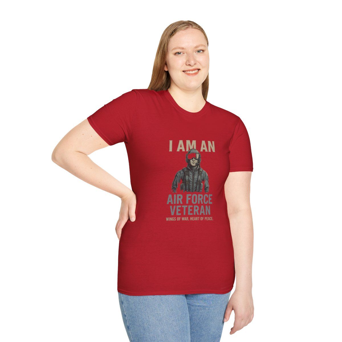 Unisex Air Force Veteran T-Shirt | Softstyle Tee for Veterans, Gifts for Men, Military Pride Shirt, Perfect for Memorial Day, Veterans Day