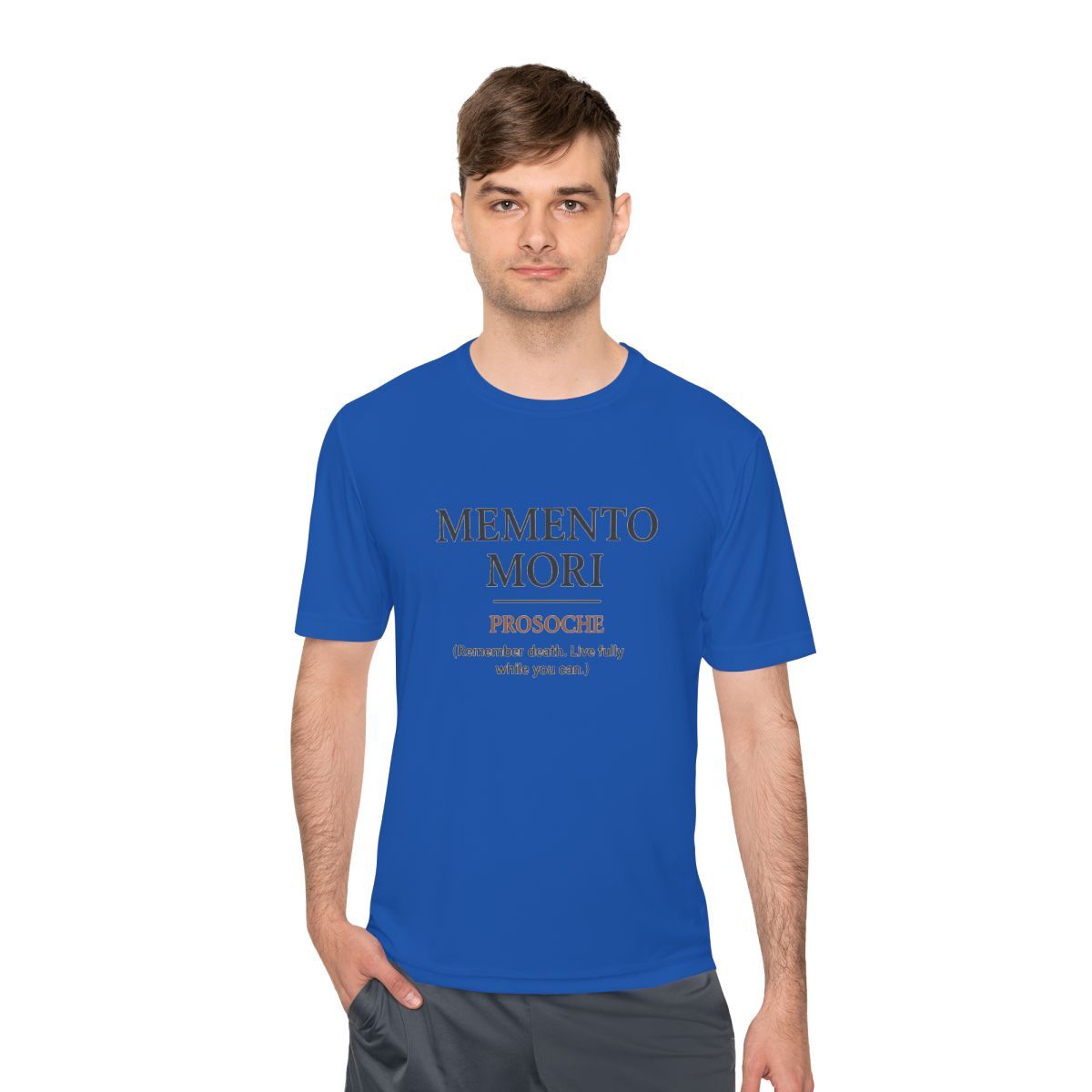 Memento Mori Unisex Moisture Wicking Tee – Inspirational Athletic Shirt, Philosophy Tee, Motivational Running Gear, Thoughtful Gift, [...]