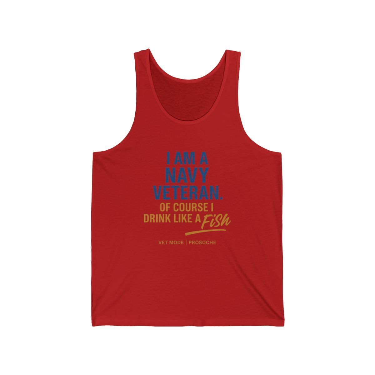 Navy Veteran Unisex Tank, Wear Your Mindset Tee, Funny Veteran Shirts, Casual Summer Top, Gift for Navy Veterans, Tank Top for Veteran&#39;s Day