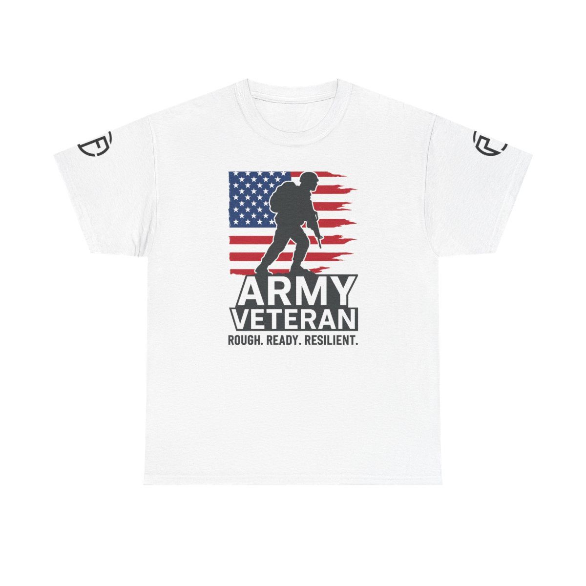 American Pride Veteran Tee, Army Veteran Shirt, Military Support T-Shirt, Patriotic Gifts, Casual Wear For Soldiers&#39; Families
