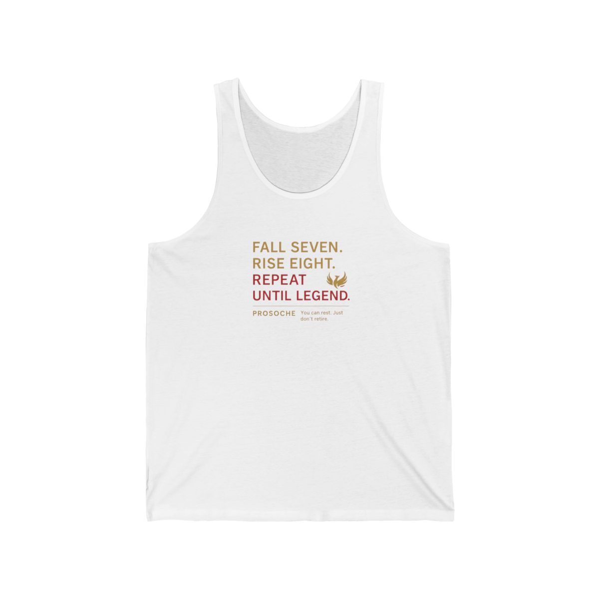 Motivational Unisex Tank Top - Inspirational Fitness Apparel, Gym Shirt, Casual Layer, Gift for Athletes, Workout Gear