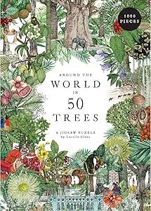 Around the World in 50 Trees Puzzle: 1000 Pieces