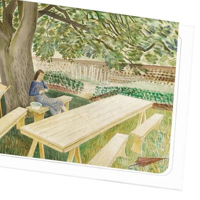 Two Women in A Garden (1933): Greeting Card