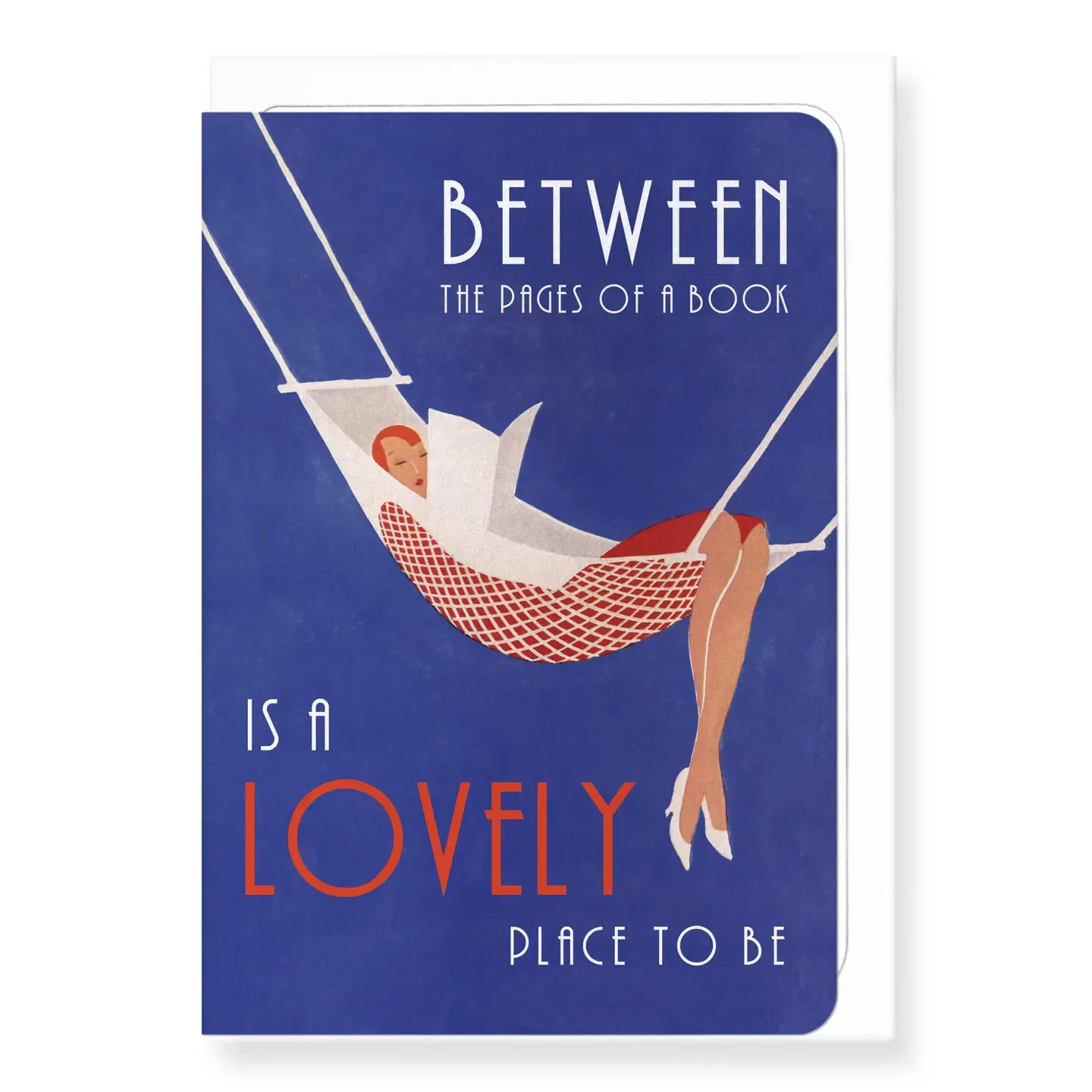 Between the Pages of A Book: Vintage Greeting Card