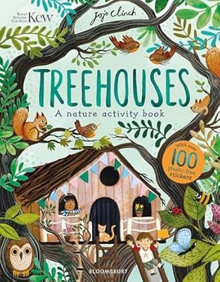 KEW Treehouses Sticker Activity Book Paperback – Sticker Book