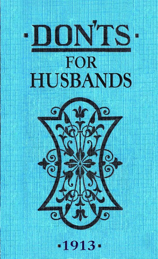 Don'ts for Husbands Hardcover