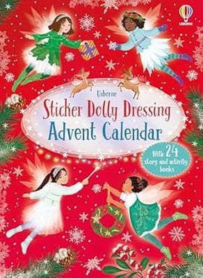 Sticker Dolly Dressing Advent Calendar: A Festive Collection of Dress Up Sticker Dolls, Puzzles, and other Activity Books