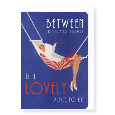 Between the Pages of A Book: Vintage Greeting Card