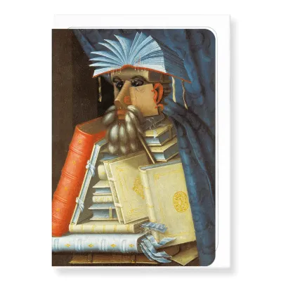 Librarian By Arcimboldo: Greeting Card