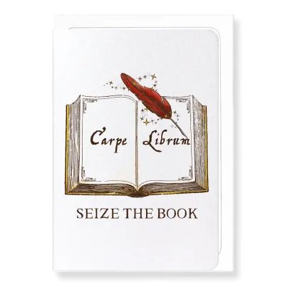 Seize the Book: Greeting Card