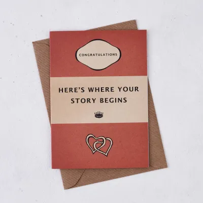 Here's Where Your Story Begins Greeting Card