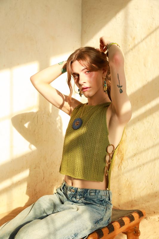 Bali Crochet Ring Top