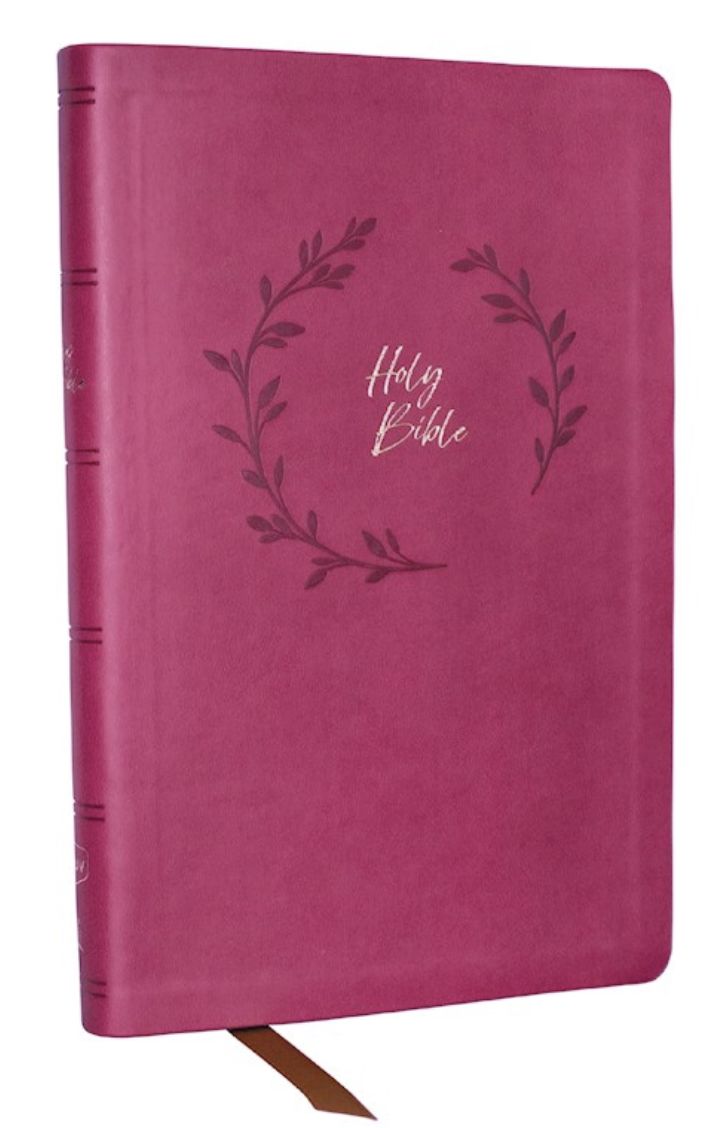 KJV Holy Bible Value Ultra Thinline, Pink Leathersoft, Red Letter, Comfort Print: King James Version