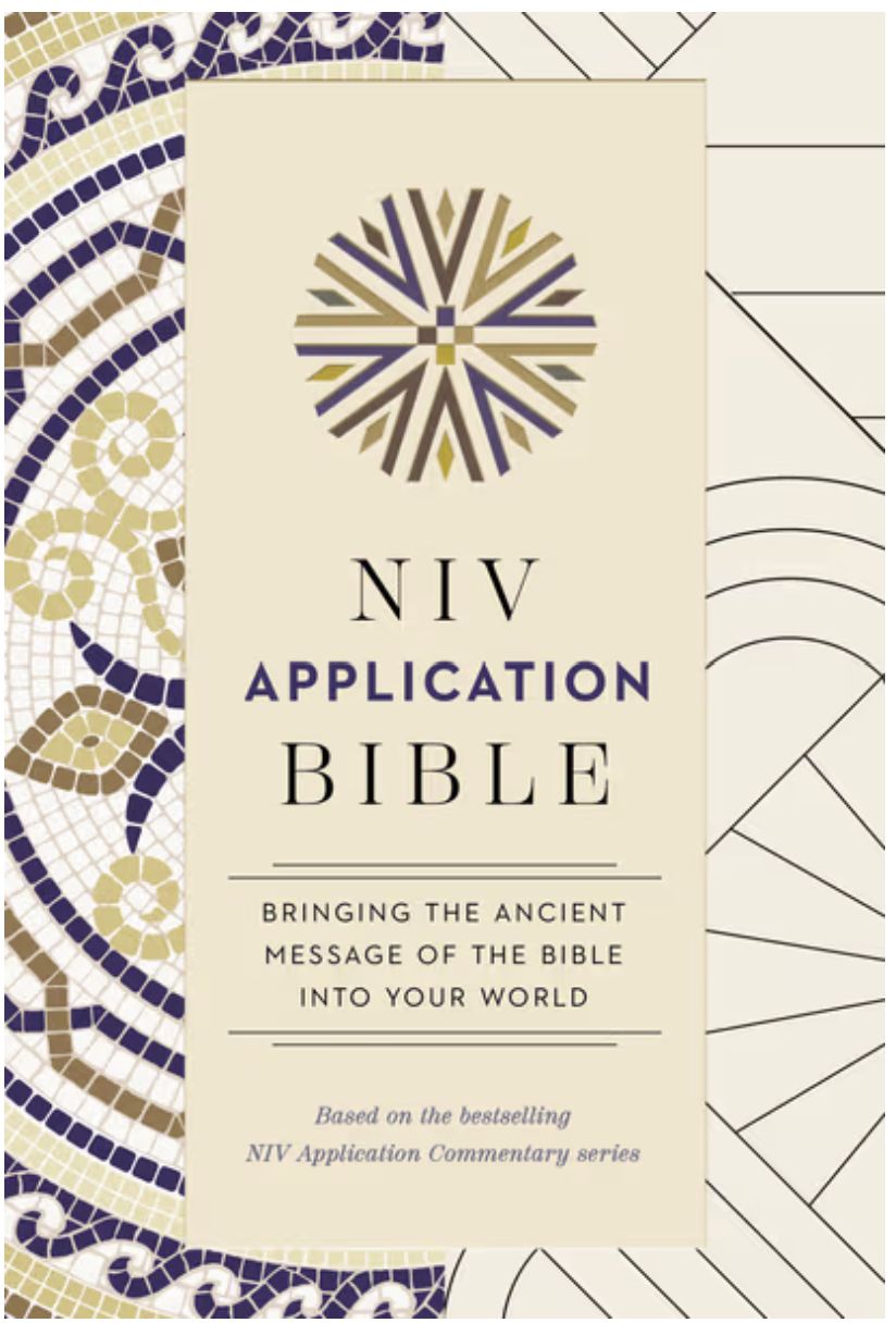 NIV APPLICATION BIBLE COMFORT PRINT