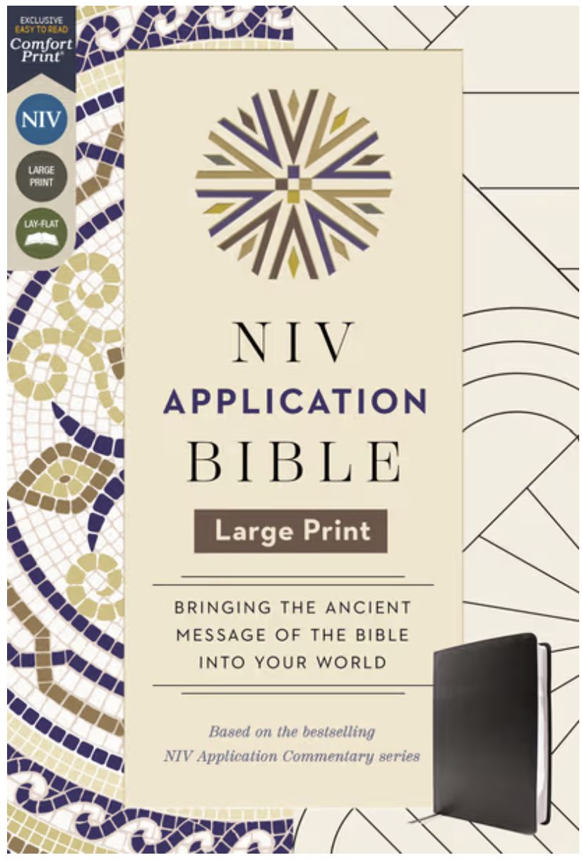 NIV APPLICATION BIBLE LARGE PRINT COMFORT PRINT
