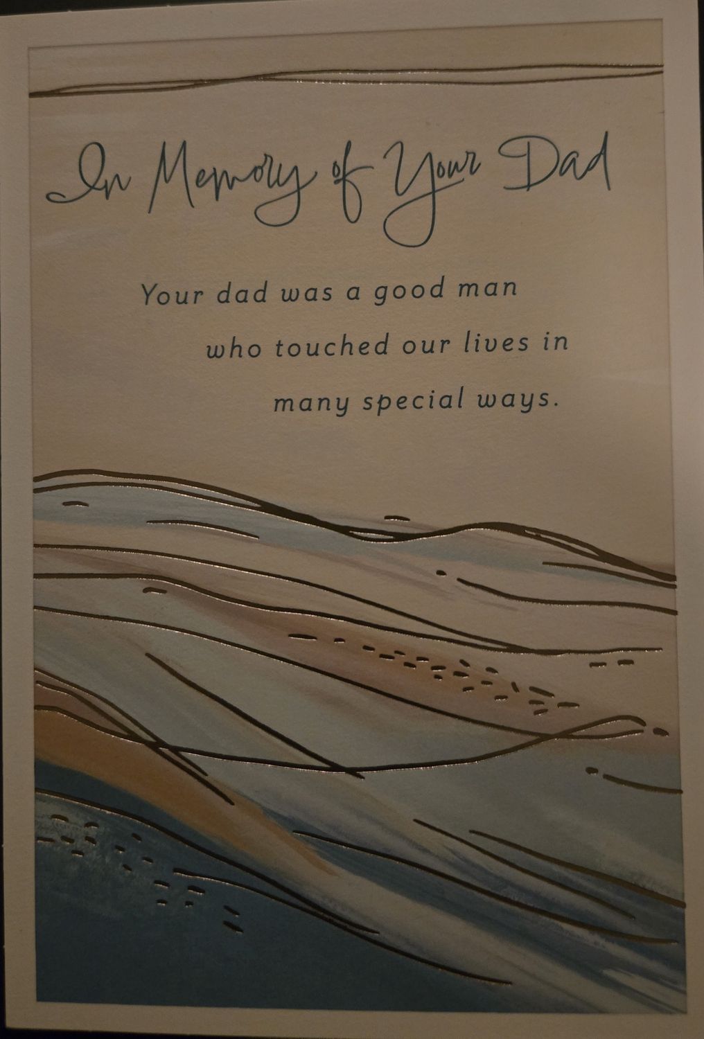 In Memory of Your Dad U4321