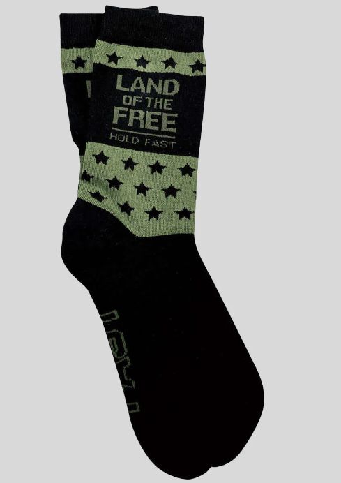 Land of the Free Hold Fast Socks