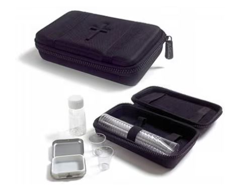 The Traveler Portable Communion: Set With Bread &amp; Juice Containers and 25 Plastic Communion Cups
