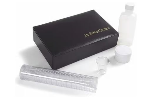 Portable Communion Set Black 25 Cups