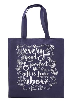 Every Good and Perfect Gift Tote Shopping Bag - James 1:17