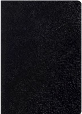 ESV Study Bible Large Print-Black Genuine Leather