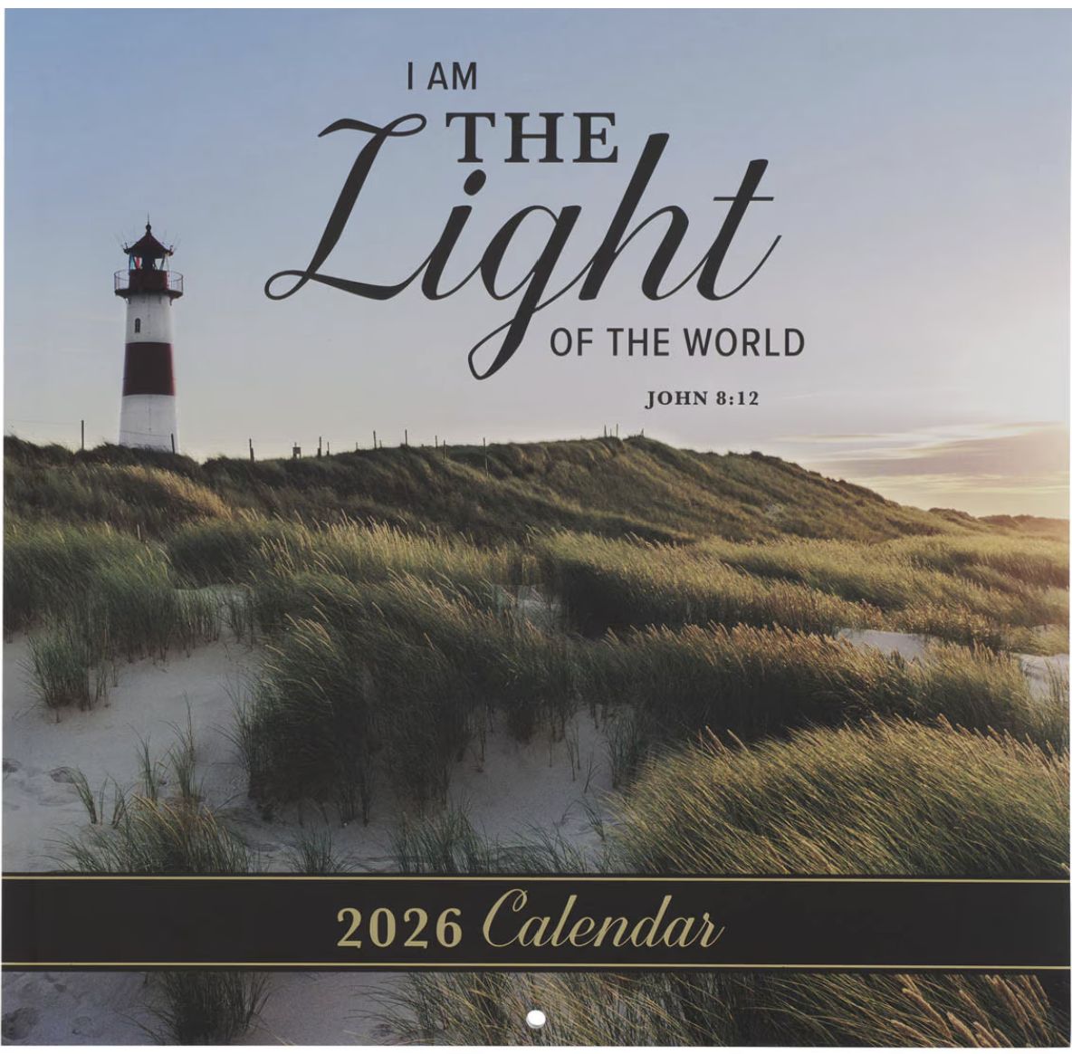 I am the Light of the World Large Wall Calendar - John 8:12