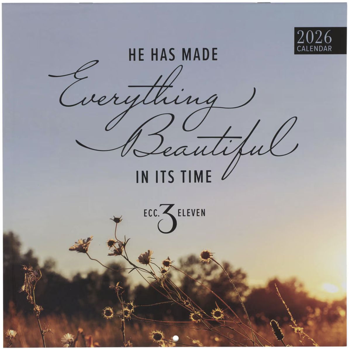 2026 Everything Beautiful Large Wall Calendar