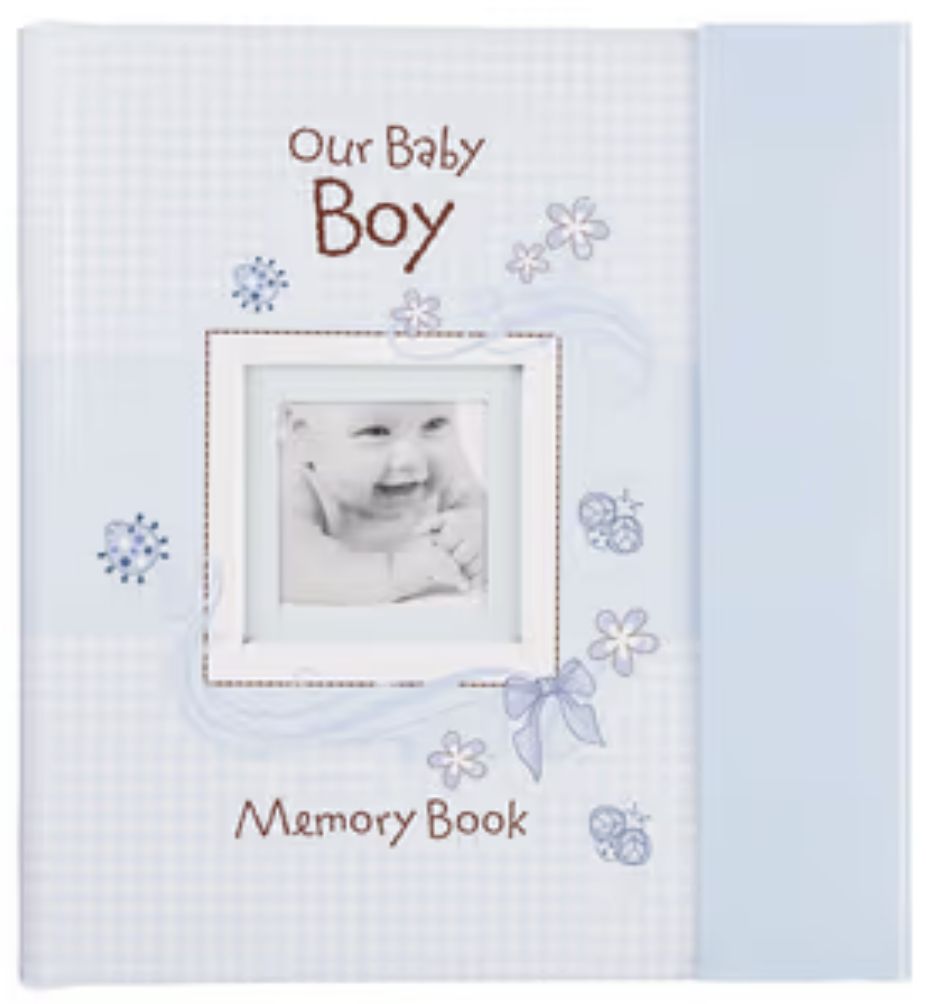 OUR BABY BOY MEMORY BOOK BLUE