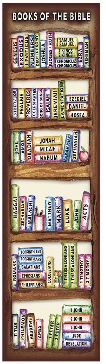 Books of the Bible Sunday School/Teacher&#39;s Bookmark Set