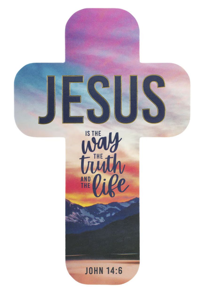 Way Truth and Life Cross Bookmark John 14:6