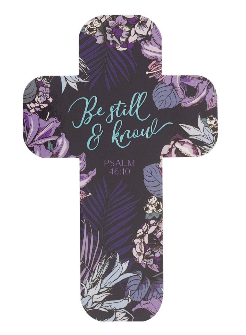 Be Still and Know Tropical Purple Bookmark Set - Psalm 46:10