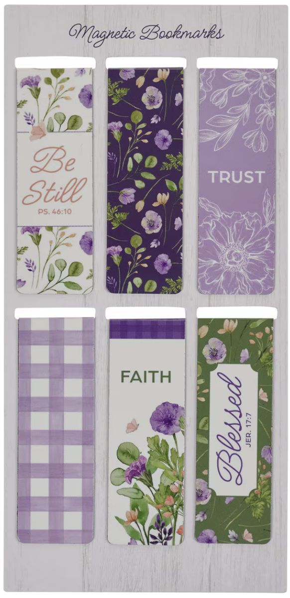 New Mercies Purple and Green Magnetic Bookmark