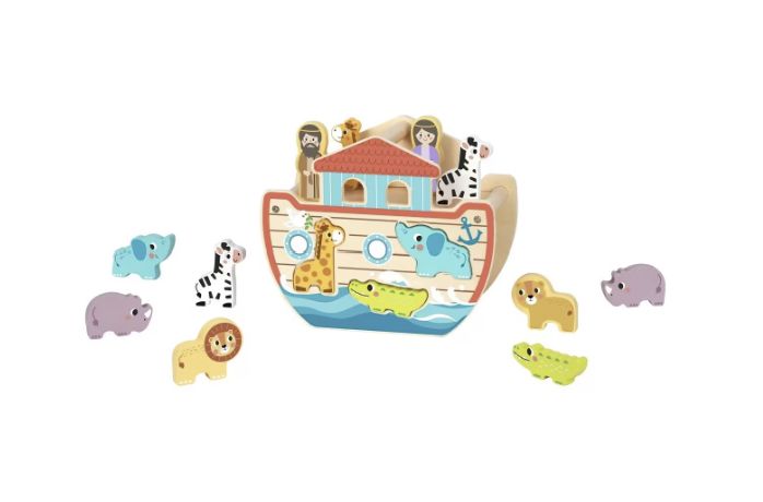 Wooden Shape Sorter: Noah’s Ark