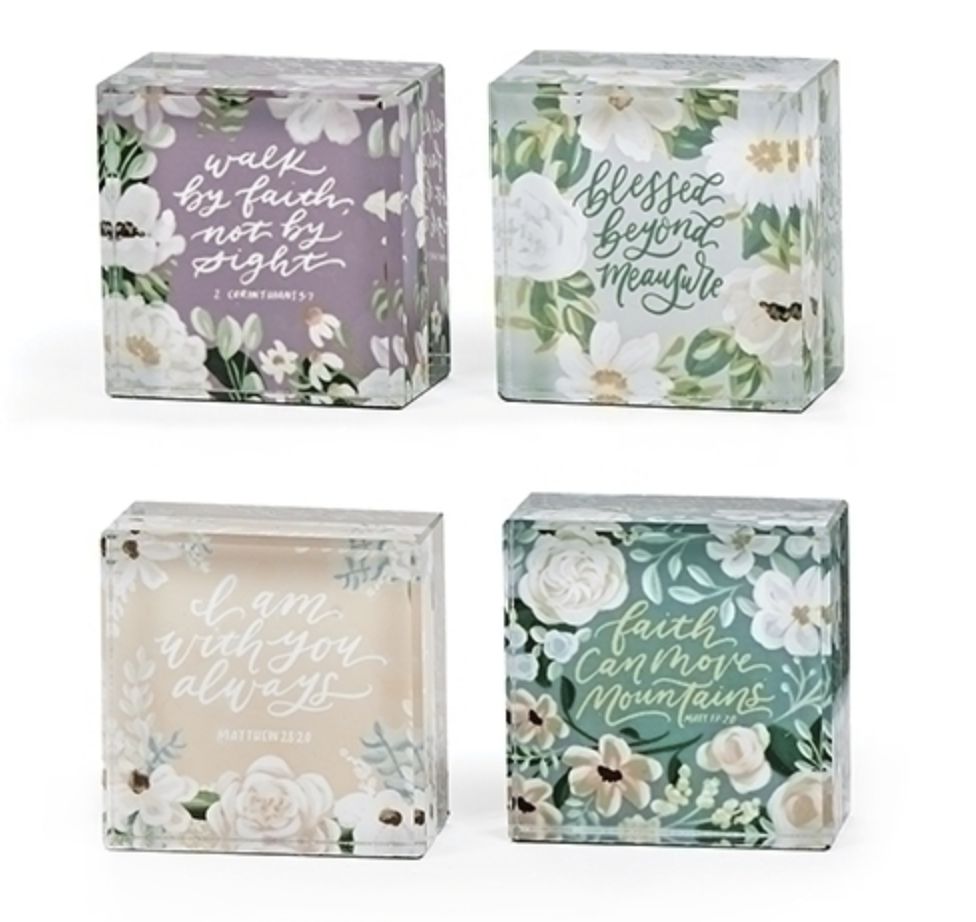 2.5&quot;H  ASST GLASS BLOCKS