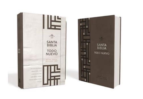 RVR60, Santa Biblia, Nuevo Creyente &#39;Todo Nuevo&#39;, Leathersoft, Café, Comfort Print