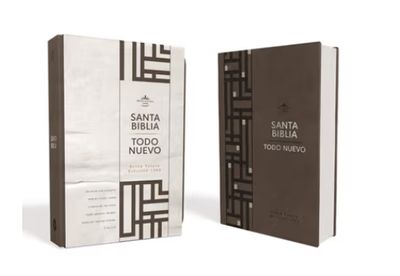 RVR60, Santa Biblia, Nuevo Creyente &#39;Todo Nuevo&#39;, Leathersoft, Café, Comfort Print