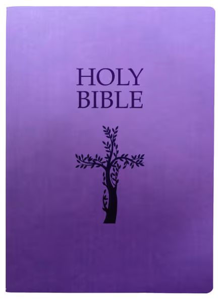 KJV Sword Holy Bible, Cross Design, Large Print, Royal Purple Ultrasoft (Red Letter, 1611 Version)
