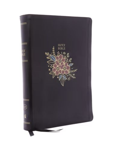 KJV, Deluxe Reference Bible, Super Giant Print, Imitation Leather, Black, Red Letter Edition