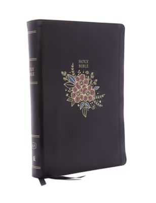 KJV, Deluxe Reference Bible, Super Giant Print, Imitation Leather, Black, Red Letter Edition