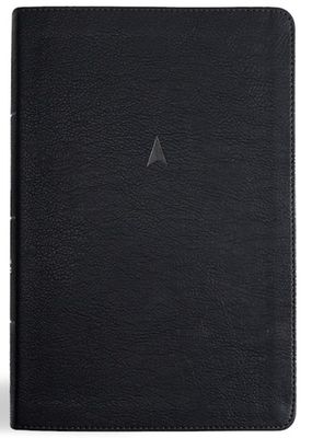 CSB Men&#39;s Daily Bible-Black LeatherTouch Indexed